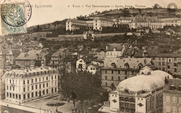 Tulle - Vue Panoramique De La Ville - Le Lycée Les Postes Et Le Théâtre Municipal - Tulle