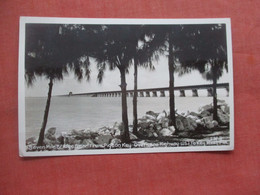 RPPC. Seven Mile Bridge From Pigeon Key  Overseas Highway To  Key West   Florida > Key West        Ref 5469 - Key West & The Keys