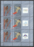 Slovenia 2006, Olympic Games In Turin, Ski Jumping, Snowboard, Sheetlet - Winter 2006: Turin
