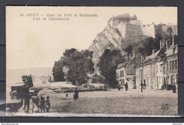 Postkaart Van Givet - Quai Du Fort Et Esplanade Fort De Charlemont - Givet