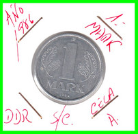 ( GERMANY ) AÑO 1986 REPUBLICA DEMOCRATICA DE ALEMANIA ( DDR ) MONEDAS DE 1-DM ALUMINIO - DE 25 mm. - 1 Marco