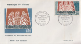 Enveloppe  FDC  1er  Jour    SENEGAL    Sauvegarde  Des  Monuments  De   Nubie   UNESCO  1964 - UNESCO