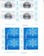 China 2022-4 The Opening Ceremony Of The 2022 Winter Olympics Game Stamps 2v(Hologram) Block A - Hologramme