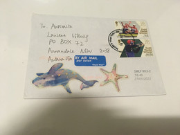 (3 F 43) UK Letter Posted To Australia (during COVID-19 Pandemic Crisis) With 2 Olympic Gold Medalist Stamps - Unclassified