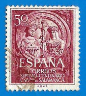 España. Spain. 1953. Edifil # 1126. Universidad De Salamanca - 1951-60 Usati