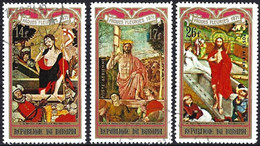 Burundi 1971 - Mi 753/55 - YT Pa 188/90 ( Easter : Religious Paintings ) Airmail - Complete Set - Used Stamps