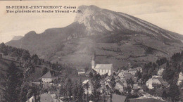 38 - Saint Pierre D'entremont - Vue Generale Et La Roche Vérand - Cpa - Saint-Pierre-d'Entremont