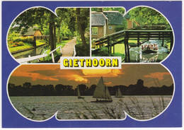 Giethoorn - ( Rug: Topografische Tekening Giethoorn, Bovenwijde E.o. Door Coq Scheltens) - Giethoorn