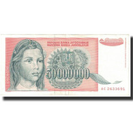 Billet, Yougoslavie, 50,000,000 Dinara, 1993, KM:123, SUP - Yugoslavia