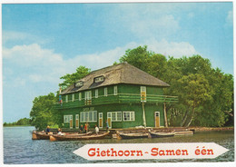 Giethoorn - 'Samen één' Vakantiehuis - (Overijssel, Nederland / Holland) - Nr. L 2372 - Punters - Giethoorn