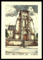 44 - Juigné-des-Moutiers - Saint-Julien-de-Vouvantes Dessin L'église Carte Fine De Yves Ducourtioux Couleur #12350 - Altri Comuni