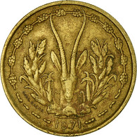 Monnaie, West African States, 25 Francs, 1971, Paris, TB+, Aluminum-Bronze, KM:5 - Costa De Marfil