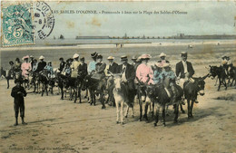 Les Sables D'olonne * Promenade à ânes Sur La Plage De La Ville * âne - Sables D'Olonne