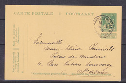 Belgique - Carte Postale De 1915 - Entier Postal - Oblit Le Havre Spécial - Exp Vers St Avresse - - Postkaarten [1909-34]