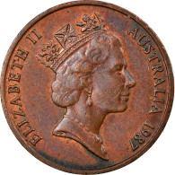 Monnaie, Australie, Elizabeth II, Cent, 1987, TTB, Bronze, KM:78 - Cent