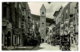 Ref 1522 - Italy Real Photo Postcard - Vipiteno Clock Tower - Sterzing Trentino-Alto Adige - Vipiteno