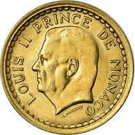 Monnaie, Monaco, Franc, Undated (1943), TTB, Cupro-Aluminium, Gadoury:MC131 - 1922-1949 Louis II