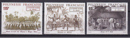 POLYNESIE - 1992 - PORT GRATUIT A PARTIR DE 5 EUR. D'ACHAT - YVERT N° 410/412 ** MNH - DANSES - COTE = 7.65 EUR. - Ongebruikt