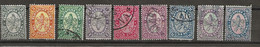 N° 12, 13 *, 14, 15, 16, 17, 18, 19 & 20 (1882)   Tous Papier Vergé - Unused Stamps