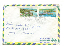 GABON 1979 - Affranchissement Sur Lettre Par Avion - - Gabon (1960-...)