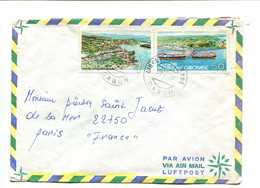 GABON 1979 - Affranchissement Sur Lettre Par Avion - - Gabun (1960-...)