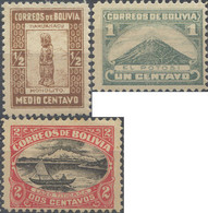 Ref. 665174 * HINGED *  - BOLIVIA . 1916. DIVERSE. DIVERSOS - Bolivie