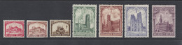 België 1928 - Kathedralen - Reeks 267/72 (OBP) */MH/NC + Proefdruk - Neufs