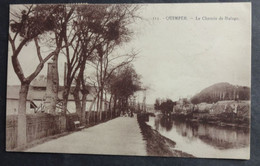 CPA 29 QUIMPER - Le Chemin De Halage  - Edit. Anglaret 115 - Réf. J 293 - Quimper
