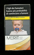 Tabacco Pacchetto Di Sigarette Italia - Merit 4 Ssl N.1 Da 20 Pezzi - Vuoto - Etuis à Cigarettes Vides
