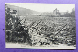 Clamecy. 1904- Le Flottage à Bûches Perdues. Un Poste Au Repos Edit E.Lenoble-Lumberlogging - Clamecy