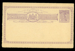 NEW ZEALAND * OLD POSTCARD *  LETTER CARD * AROUND 1900 * Mint   (12.136b) - Storia Postale