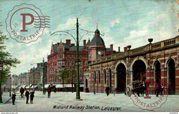 1905   MIDLAND RAILWAY STATION LEICESTER - Leicester