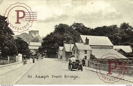 1908   ST ASAPH Cathedral From Bridge - Denbighshire