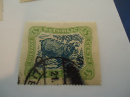 LIBERIA USED  STAMPS  ANIMALS  HIPPO - Liberia