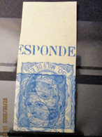 ESPAÑA - SPAIN - 1872 REGENCIA - VARIEDAD EN ENSAYO IMPRESION DOBLE - UNA INVERTIDA - DOUBLE+ INVERTED PRINTING - Andere & Zonder Classificatie