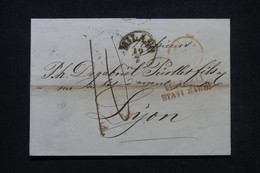 ITALIE - Marque Postale De Milano Sur Lettre Pour La France En 1855 - L 115979 - Sardegna