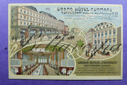 Grand Hotel Coomans Rotterdam Hoofsteeg 12-22 (Litho / Steendruk) - Hotels & Gaststätten