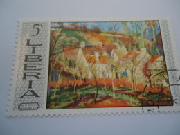 LIBERIA  USED STAMPS  PAINTINGS - Liberia