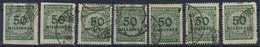 DR 1923 / MiNr.  321 A 7 X  O / Used   (b1119) - Used Stamps