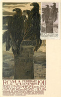 ROMA - Feste Commemorative De La Proclamazione Del Regno D'Italia 1911, Carte Maximum Illustrée. - Exposiciones