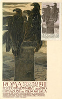ROMA - Feste Commemorative De La Proclamazione Del Regno D'Italia 1911, Carte Maximum Illustrée. - Exhibitions