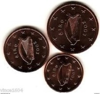 Ierland 2017    1-2-5 Cent  UNC Uit De Zakjes  UNC Du Sackets  !! - Irlanda