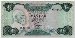 LIBYA,10 DINARS,1980,P.46b,VF-XF - Libya