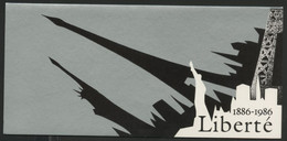 EMISSION COMMUNE FRANCE ETATS UNIS "Liberté" Avec Carton De Protection Illustré. Pochette Souvenir N° 2 - Emissioni Congiunte