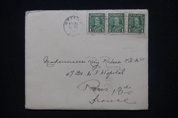 CANADA - Enveloppe Cachetée De Ottawa Pour Paris En 1937 - L 115998 - Postgeschichte