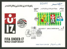 Egypt - 1997 - FDC - ( Under 17 FIFA World Soccer Championships, Egypt ) - Sports, S/S - Covers & Documents