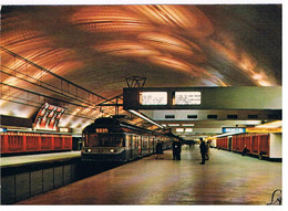 CPM PARIS Station Nation - Métro Parisien, Gares