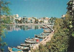 CPM - Crète : Agios Nicolaos Vue Du Port - Griekenland