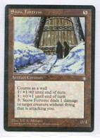 MAGIC The GATHERING  "Snow Fortress"---ICE AGE (MTG--147-1) - Other & Unclassified