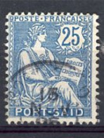 PORT SAID - Yv. N° 28   (o)  25c  Cote 2 Euro BE 2 Scans - Used Stamps